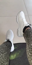 Casual Shoes Flats Air-Cushion Women Sneakers Fitness Female Outdoor Breathable Lace-Up