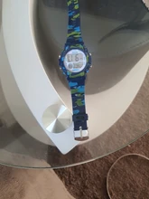 Reloj Digital impermeable para niños y niñas, cronógrafo con luz LED colorida, con indicador de fecha y semana, Camuflaje Azul marino, 2020
