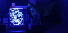 Led-Night-Light Bedroom Decor Zenitsu-Figure Gift Acrylic No-Yaiba-Lamp Demon Slayer