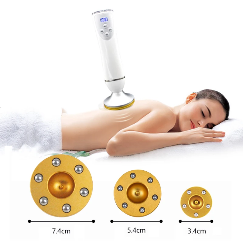 Electric Cupping massage Gua sha Scraping Body Massager Vacuum Cupping Cans Suction Cup Heating Fat Burner Slimming Body Shaping