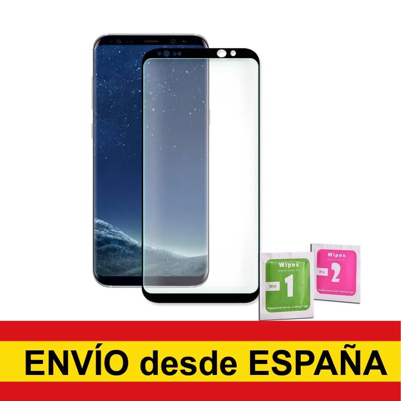 Закаленное стекло протектор для SAMSUNG GALAXY S8 черный Передний Полный