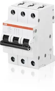 

Circuit breaker three-pole 16A ABB S200 2CDS253001R0467 (6 Ka, K)