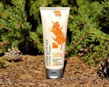 

Foot Cream against cracks softening with mummy "planet spa Altai" / 75 ml
