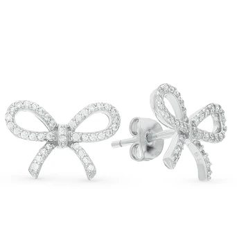 

Silver earrings with cubic zirconia sunlight sample 925