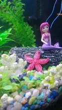 Desk-Decoration-Accessories Mermaid-Ornament Aquarium Fish-Tank Cute 1pcs Little