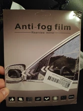 parasol coche parabrisas delantero 4 Uds suave niebla coche de la película trasera película protectora para espejo ventana claro impermeable protector para espejo retrovisor Anti-glare película transparente