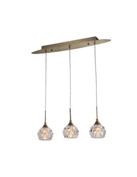 

Ceiling Lamp Bubble leather 3 lights in line
