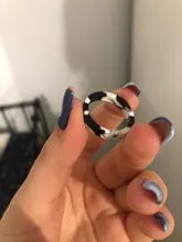 Retro nuevo Chic Corea transparente estética anillo colorido minimalista acrílico resina anillo para las mujeres joyería regalos de fiesta