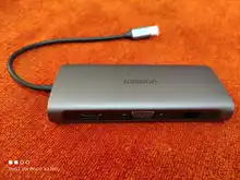 UGREEN-concentrador de red USB C, adaptador HDMI 10 en 1, USB C a USB 3,0, Dock para MacBook Pro, accesorios, USB-C tipo C 3,1, divisor