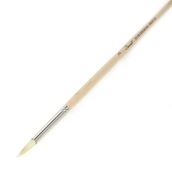 

Brush bristle round sonnet, long handle No. 3
