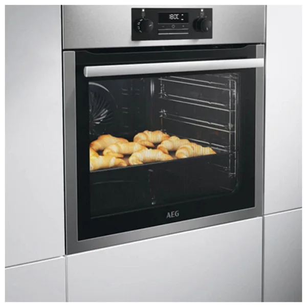 Пиролитическая печь Aeg BPS331120M 74 L lcd 3000W Нержавеющая сталь Черный