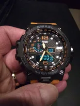 SMAEL-Pulsera de cuarzo para hombre, relojes deportivos digitales masculinos, con pantalla LED, resistentes al agua, de lujo y a la moda