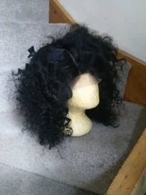 BHF-Cabello Humano ondulado con cierre, 4 mechones, brasileño, Remy, ondulado, Natural, 100%, 50g, estilo Bob corto