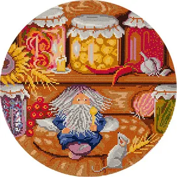 

"Freya" alvr-22 crystal mosaic (diamond embroidery) 091 "house keeper" 34.5x34.5 cm