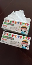 Fit 3-11 años 10 unids/caja paquete Individual de los niños KN95 filtro FFP2 los niños máscara de niño a prueba de niños niña máscara
