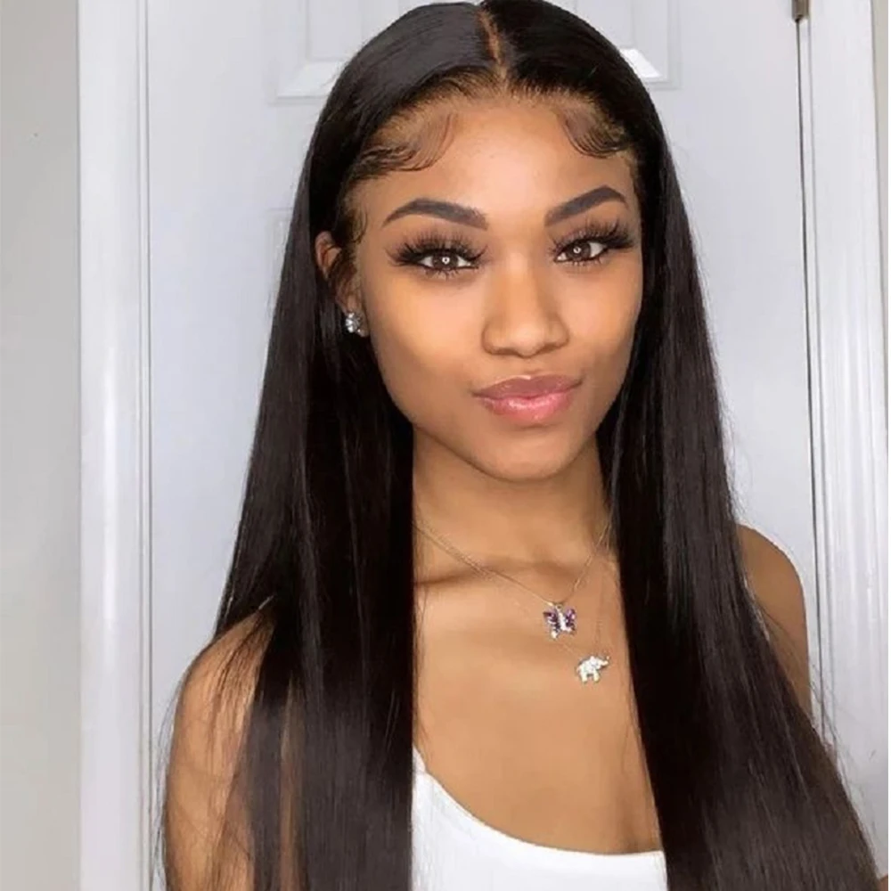 Fashion Plus Straight Peruvian Hair Bundles Straight Human Hair Weave Bundles Remy Natural Black 1/3/4 Pcs 8-30 Inch
