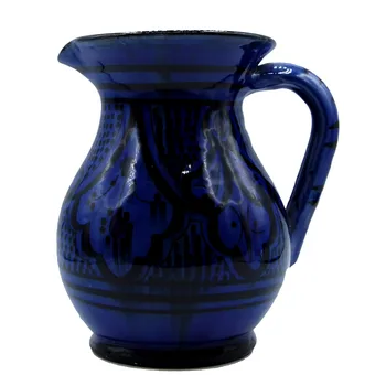 

Jug ceramic terracotta wine water Moroccan hand painted 3107190903
