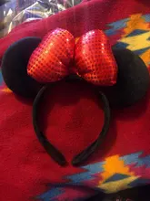 ZAFILLE-cintas para el pelo de orejas de Minnie para niña, cinta para el pelo para sesión de fotos, sombreros de fiesta de cumpleaños, accesorios para el cabello para niña