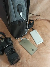 CEAVNI-Mochila impermeable con carga USB para hombre, bolsa de negocios informal Oxford para ordenador portátil de 15,6 pulgadas