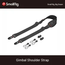 SmallRig Gimbal Shoulder Strap With 1/4 Screw Mini Plates For Gimbal Stablizer Quick Release Shoulder Strap -2466