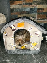 Bed-Mat Basket Kennel Sofa Pet-Products Dog-House Cat-Nest Puppy Cave Dogs Foldable Small