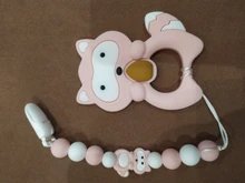 Teething Necklace Molar Silicone Beads Horse-Cookies Owl Koala Joepada Baby Toy Gift