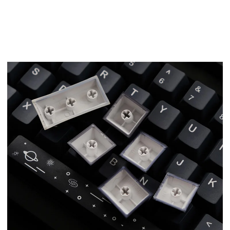 Gmk-copiar Galaxy Keycaps Keycap Teclado Mecânico Perfil Cereja Pbt Sublimação Dye Interruptor mx 61 64 68 84 84 84 84 104 Chaves - Imagem 5