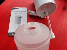 Dispensador automático de jabón con Sensor de inducción infrarrojo, dispositivo desinfectante de manos para baño, espuma sin contacto