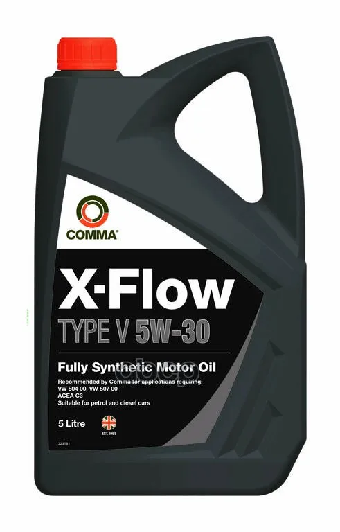 COMMA Масло Моторное 5w30 Comma 5л Синтетика Xflow Type V Comma Xfv5l