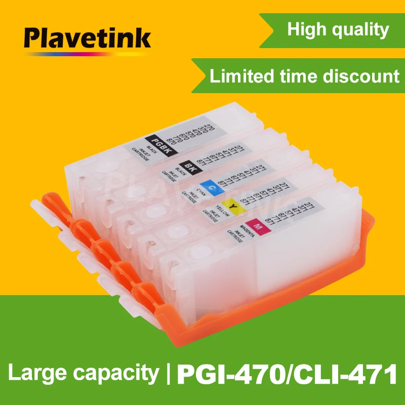 Plavetink PGI 470 CLI 471 XL заправка чернильный картридж для Canon PIXMA MG5740 MG6840 MG7740 PIXMA TS5040 TS6040 TS8040 TS9040 принтер