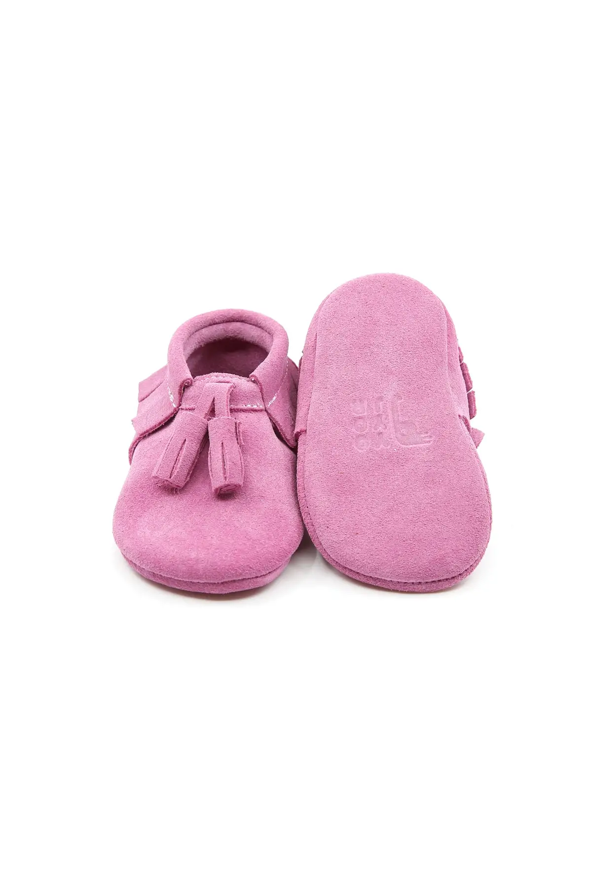 YoYo Junior New Pink Suede Genuine Leather Booties