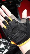 Guantes de ciclismo para deportes al aire libre, protectores de mano en malla, transpirables, accesorios de bicicleta antideslizantes, cubre la mitad de los dedos