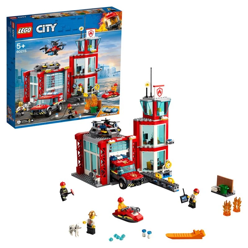 derefter Våbenstilstand flydende Designer Lego City 60215 Fire Department - Blocks - AliExpress