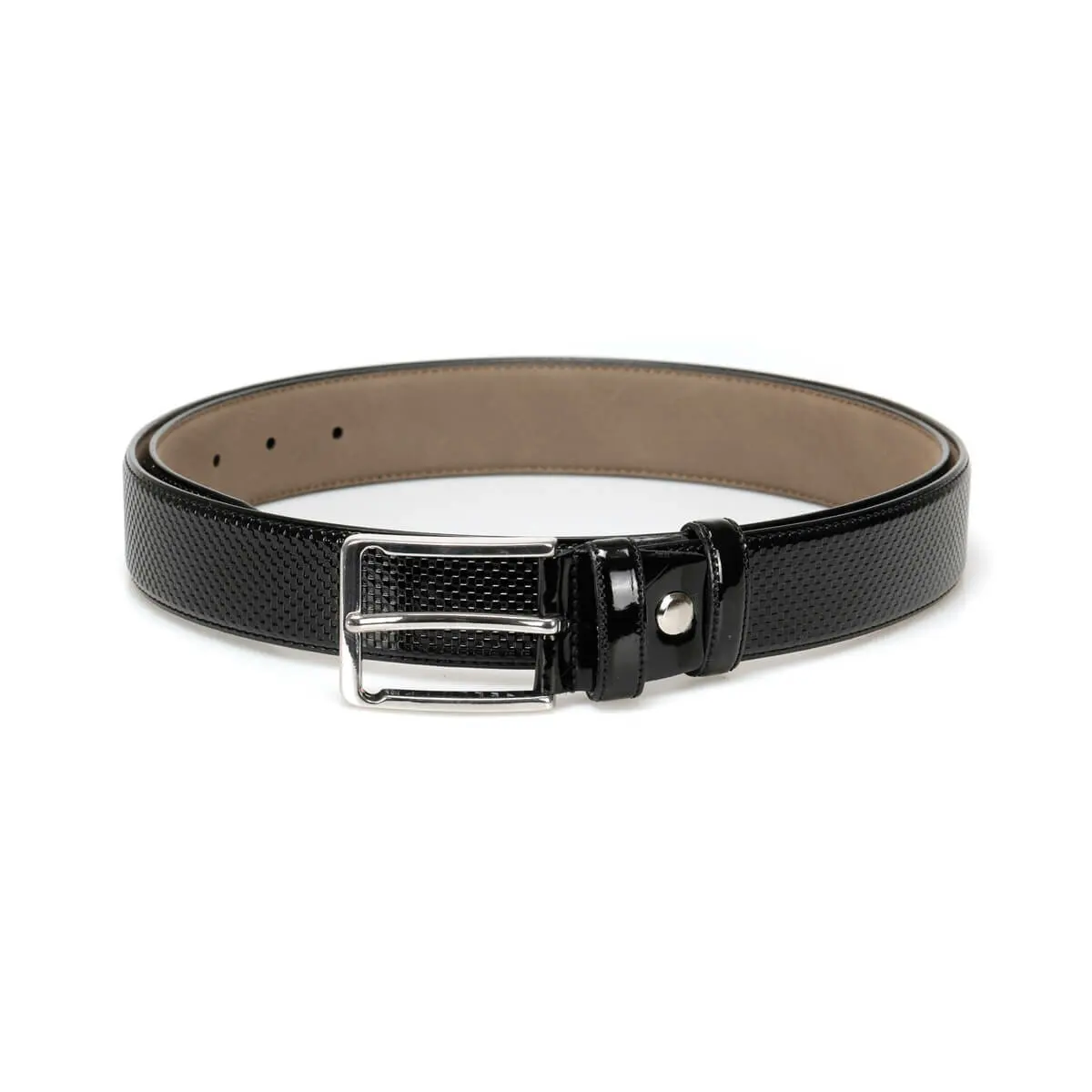 

FLO MBRA3503 Black Male Belt Garamond