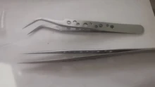 Hand-Tools-Sets Forceps Industrial-Tweezers Phone-Repair Anti-Static Curved Stainless