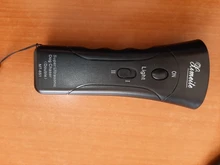 New Ultrasonic Dog Chaser Stop Aggressive Animal Attacks Repeller Flashlight