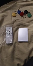 Lector de tarjetas Rfid portátil, copiadora duplicadora, programador de etiquetas de identificación con indicador de luz EM4305 T5577, 125KHz, tarjeta mando a distancia