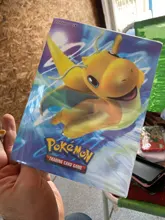 Álbum de tarjetas de Pokemon de dibujos animados para niños, 240 Uds.