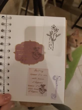 Paper-Sticker Stamp Label Scrapbooking Journal-Decoration Bullet Ticket-Plant Retro Golden