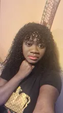 Rizado corto Bob PELUCAS CABELLO humano con flequillo peluca Longue Cheveux Humain barato Afro rizado pelucas de cabello humano para las mujeres
