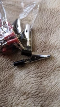 Cable Charging-Clamp Crocodile-Clip Clamp-Length Plastic-Handle Lead-Test Metal Insulated