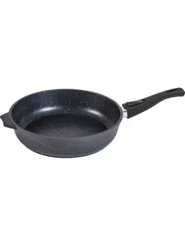 

Frying pan with removable handle granite