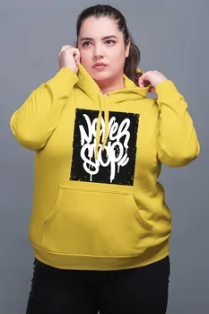 

Angemiel Wear Never Stop Yellow Women 'S Hooded Sweatshirt