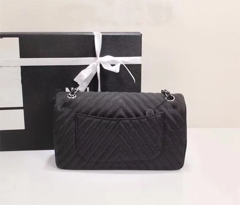 

Luxury handbag design high-end caviar leather lady bag, boutique shoulder bag messenger bag fashionable lady bag free shipping