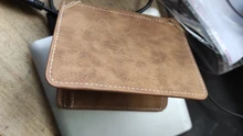 Cartera corta de cuero recubierto para hombre, billetera Retro triple Vertical, billetera coreana para jóvenes, varias tarjetas, 2020