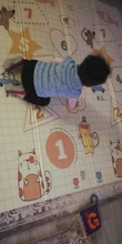 Estera de juego infantil brillante para bebés, 200cm x 180cm x 1cm, almohadilla plegable para gatear, XPE, para el hogar, exteriores, juego de rompecabezas impermeable