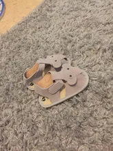 Sandalias para niños y niñas de 0 a 18 meses, suela de goma suave antideslizante con dibujos animados, zapatos de verano para exteriores