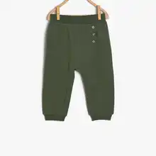 Coton Kids/Зеленый Спортивный костюм с нормальной талией для маленьких мальчиков