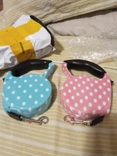 Correa retráctil de tracción automática para perros y gatos pequeños, correa de nailon para caminar, disponible en 11 colores, 3m y 5m