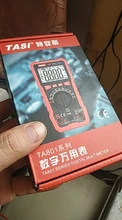 TASI TA801A/B/C/D multímetro Digital Mini Smart Ture Rms Ac Dc Ncv rango automático Digital probador multímetro Ohm, Hz medidor de voltaje